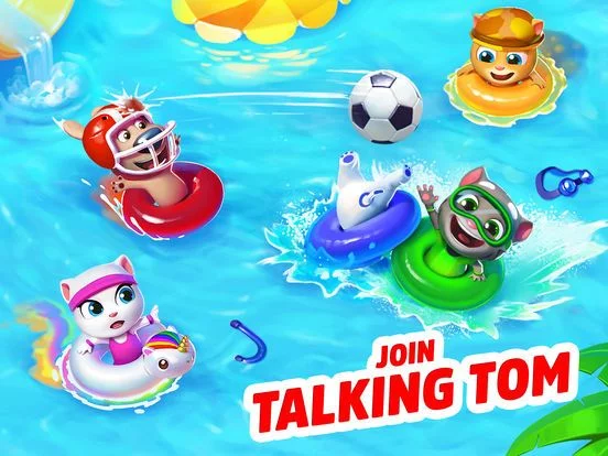 Изображение игры: Talking Tom Pool
