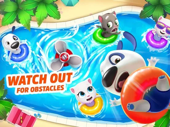 Изображение игры: Talking Tom Pool