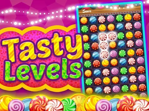 Изображение игры: Action Candy Blitz 2015 - Soda Pop Match 3 Candies Game For Children HD FREE