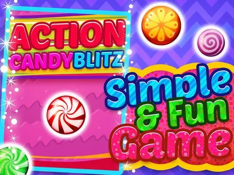 Изображение игры: Action Candy Blitz 2015 - Soda Pop Match 3 Candies Game For Children HD FREE