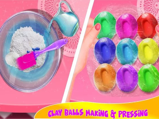 Изображение игры: Clay Ball & Balloon Slime Game