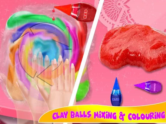 Изображение игры: Clay Ball & Balloon Slime Game