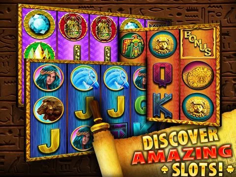Изображение игры: Slots Golden Tomb Casino - FREE Vegas Slot Machine Games worthy of a Pharaoh!