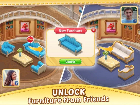 Изображение игры: Match-3: Matchington Mansion