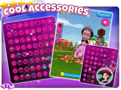 Изображение игры: A 3D Dancing Fashion Dress Up - Princess Disco Party Free Game for Girls