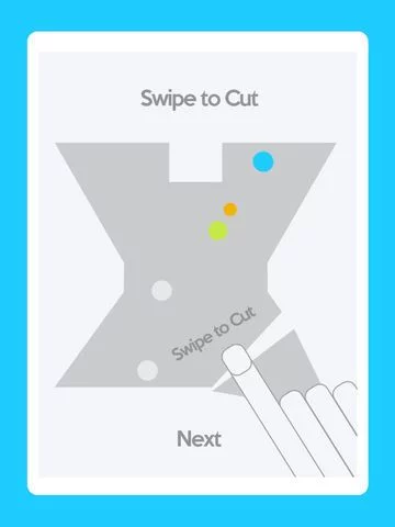 Изображение игры: Cut the Dot: Impossible Ballgame