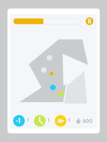 Изображение игры: Cut the Dot: Impossible Ballgame