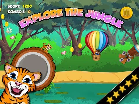 Изображение игры: Baby Bengal Tiger Cub’s Fun Run in the Forest for Cool Kids and Youngsters