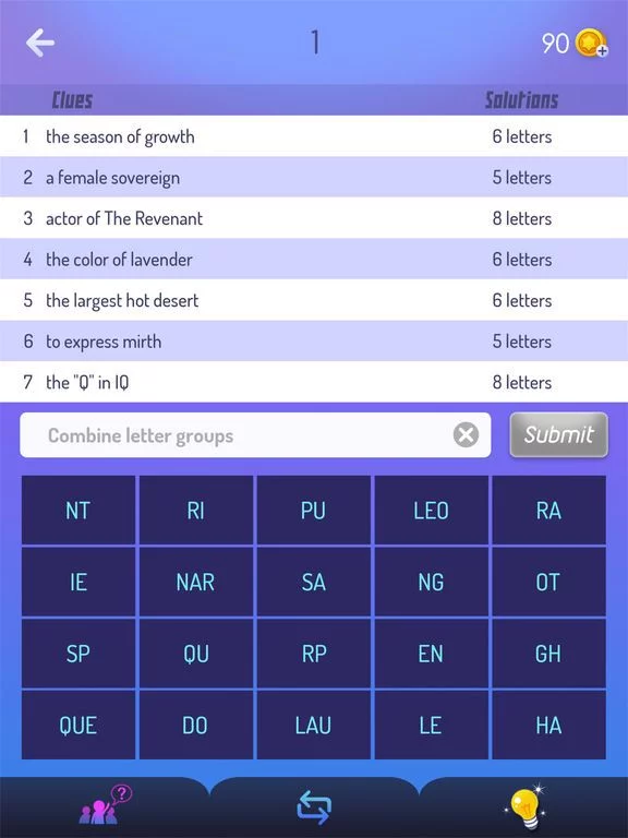 Изображение игры: Mystic Words – Figure out 7 words with clues!