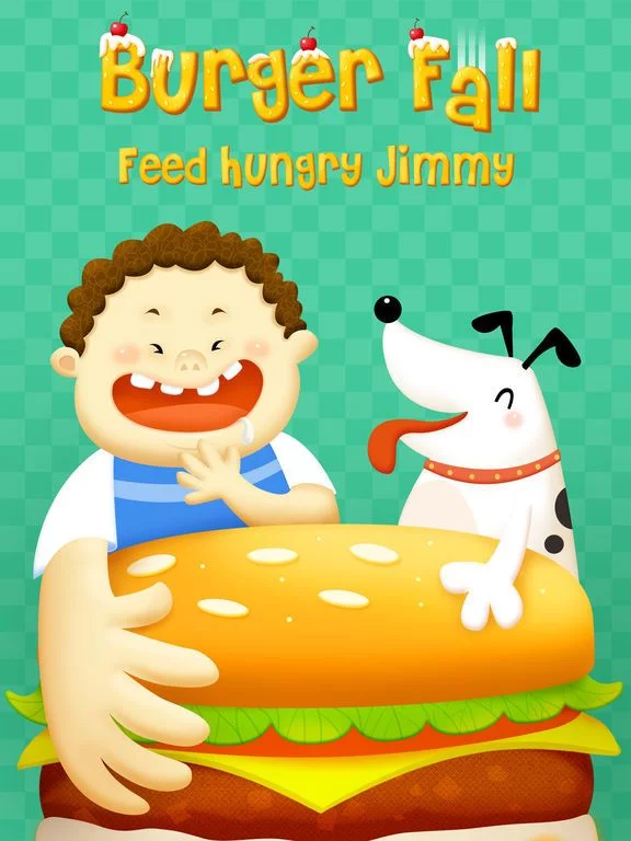 Изображение игры: Burger Fall - Feed Hungry Jimmy