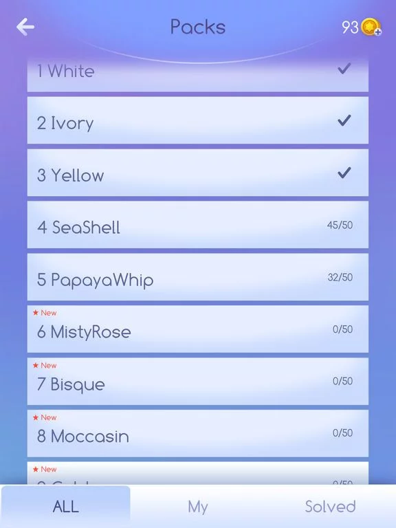 Изображение игры: Mystic Words – Figure out 7 words with clues!