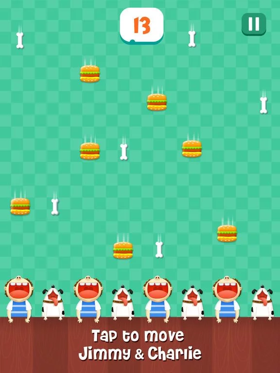 Изображение игры: Burger Fall - Feed Hungry Jimmy