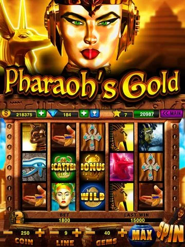 Изображение игры: Slots Pharaoh's Gold 2 - FREE Slots your Way with All New Bonus Games in this Grand Cleopatra Casino!