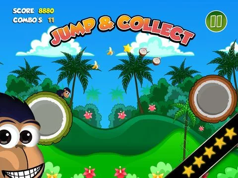 Изображение игры: Super Swinging King Chimp’s Jungle Monkey Jump