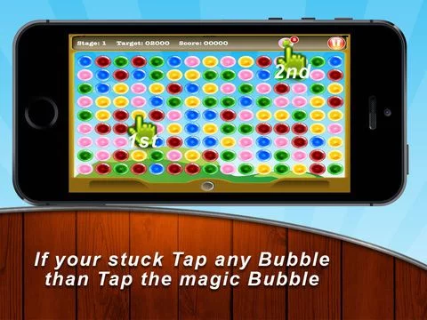 Изображение игры: Pop Top Bubbles
