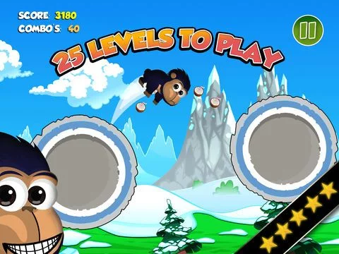 Изображение игры: Super Swinging King Chimp’s Jungle Monkey Jump