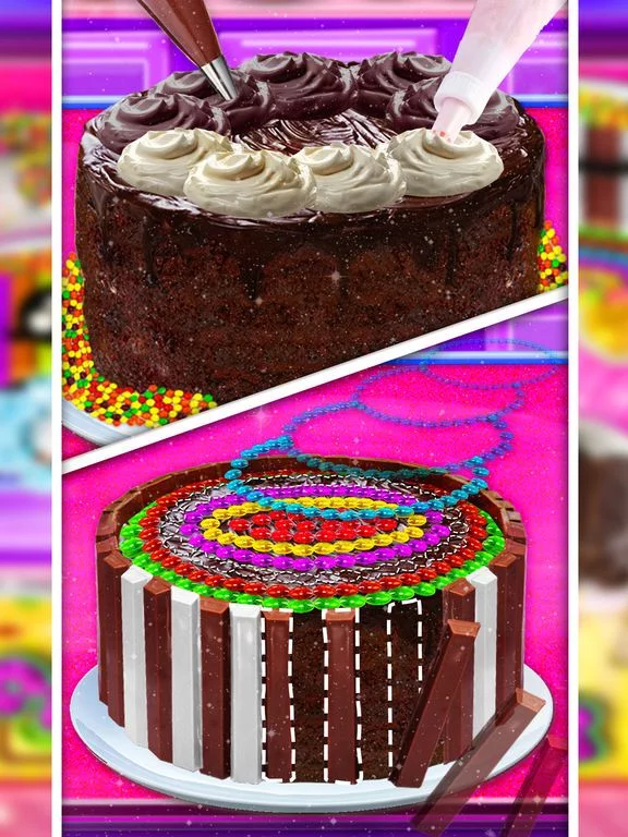 Изображение игры: Amazing Chocolate Bar Cake DIY