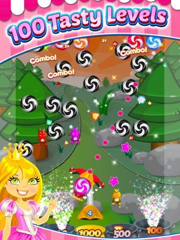 Изображение игры: Little Pink Princess Candy Quest - Bubble Shooter Game