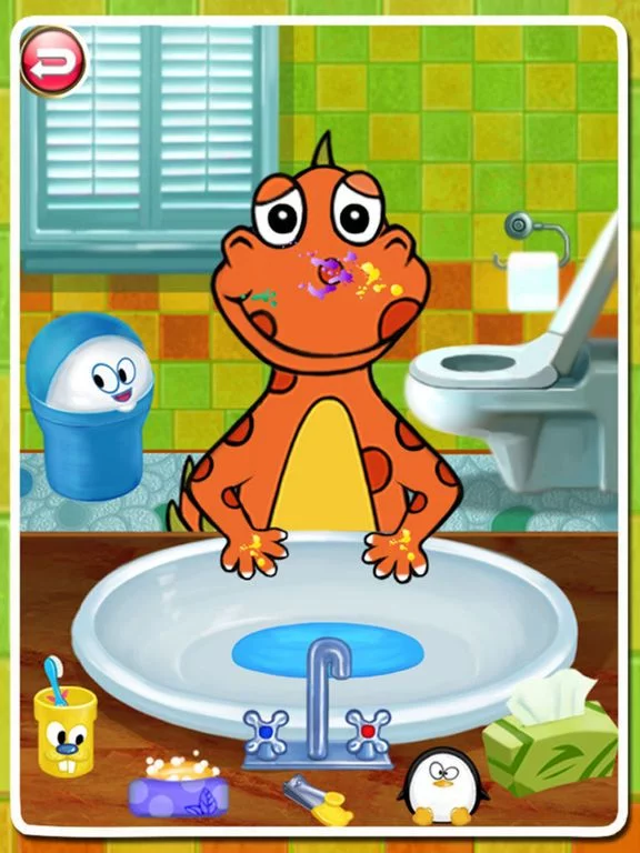 Изображение игры: Dino Bath & Dress Up -FREE games for girls & boys
