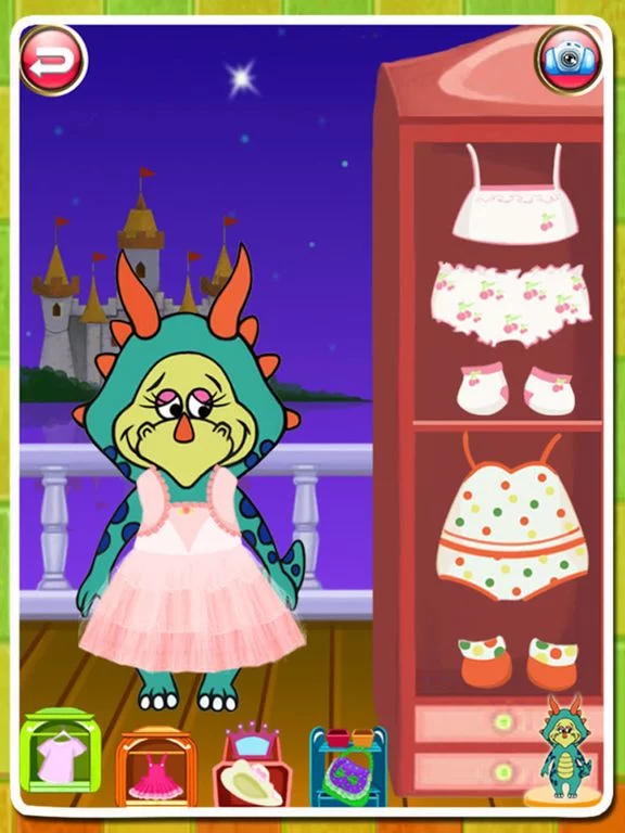 Изображение игры: Dino Bath & Dress Up -FREE games for girls & boys