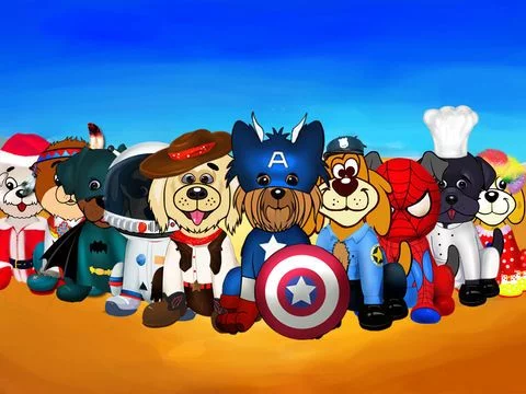 Изображение игры: Awesome Puppy-pet dress up game！