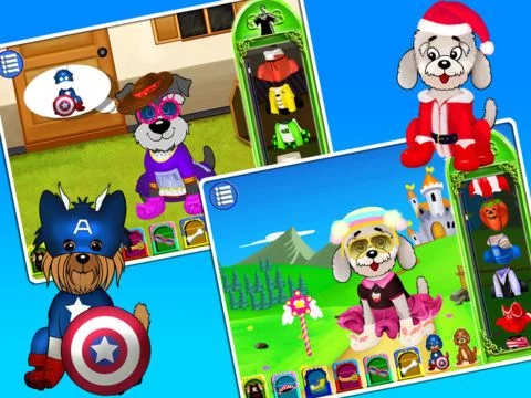 Изображение игры: Awesome Puppy-pet dress up game！