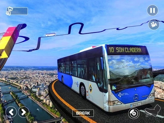 Изображение игры: Crazy Stunts Bus Driving Sim