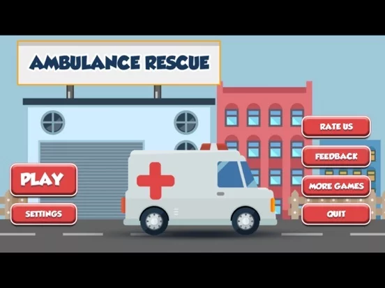 Изображение игры: Ambulance Rescue City 3D: Emergency Driving Doctor