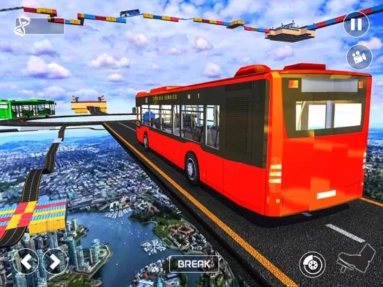 Изображение игры: Crazy Stunts Bus Driving Sim