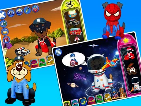 Изображение игры: Awesome Puppy-pet dress up game！