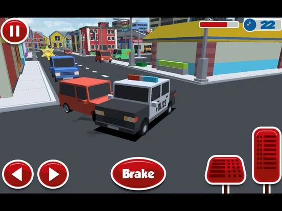 Изображение игры: Police Car Driving - Chase in Cop Crime Block City