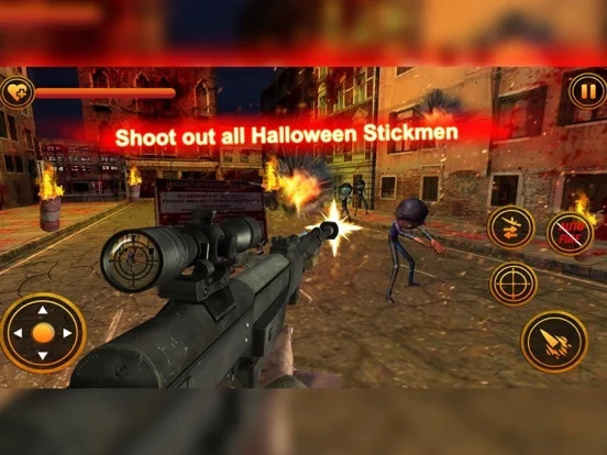 Изображение игры: Stickman Zombie Sniper Shooter