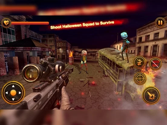 Изображение игры: Stickman Zombie Sniper Shooter