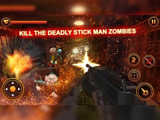 Изображение игры: Stickman Zombie Sniper Shooter