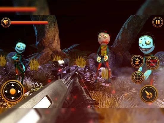 Изображение игры: Stickman Zombie Sniper Shooter