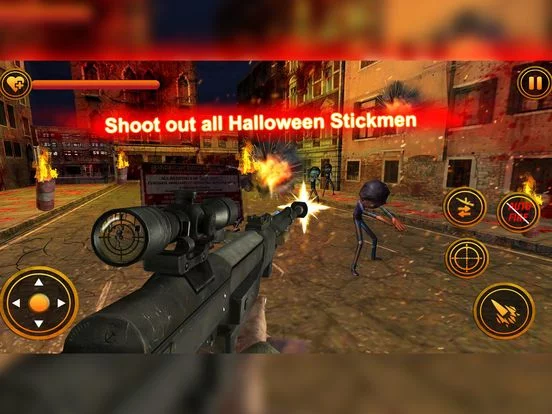 Изображение игры: Stickman Zombie Sniper Shooter