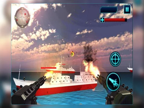 Изображение игры: Sea Battle: Target Navy Boat