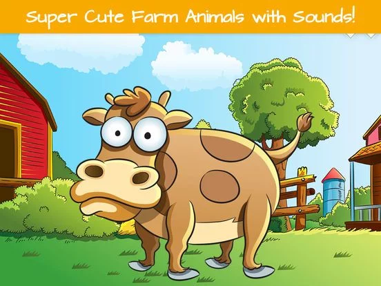 Изображение игры: Toddler's Farm Animals Puzzle