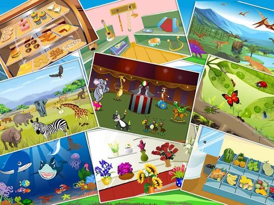 Изображение игры: Shape Puzzle -Kids Favorite Word Learning Game