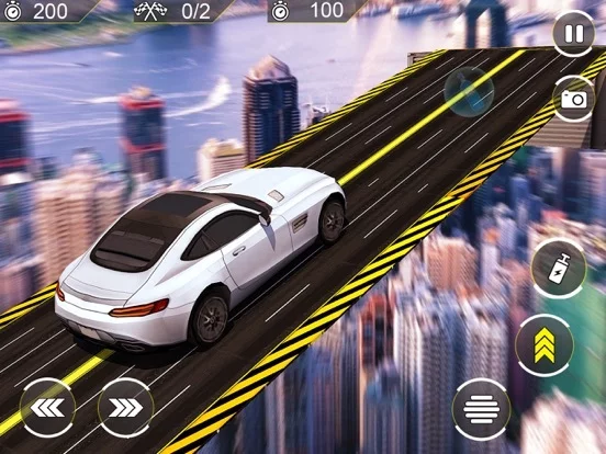 Изображение игры: Mega Ramp Stunt Car Racing 18