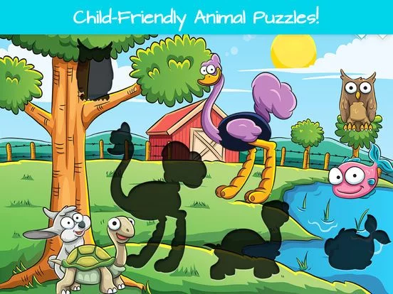 Изображение игры: Toddler's Farm Animals Puzzle