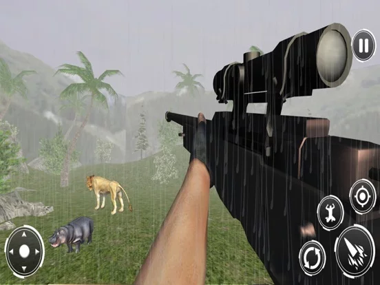 Изображение игры: Animal Jungle Sniper Hunting