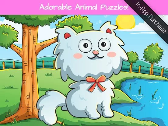 Изображение игры: Toddler's Farm Animals Puzzle