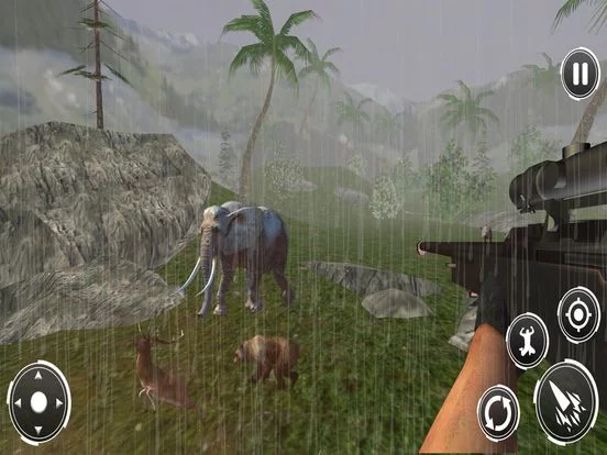 Изображение игры: Animal Jungle Sniper Hunting