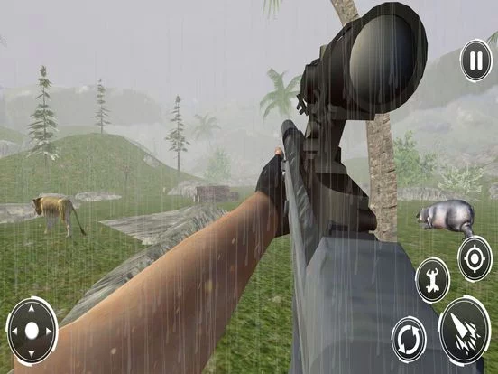 Изображение игры: Animal Jungle Sniper Hunting