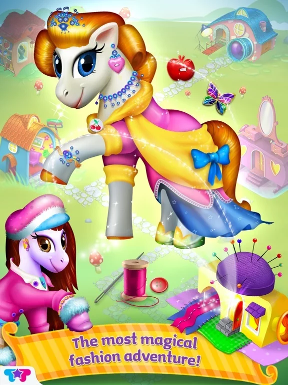 Изображение игры: Pony Care Rainbow Resort - Enchanted Fashion Salon