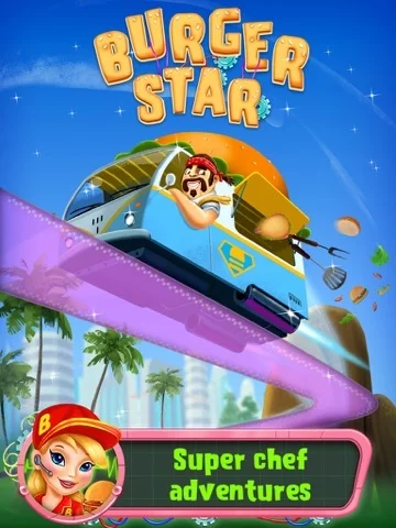 Изображение игры: Burger Star - Super Chef Adventures