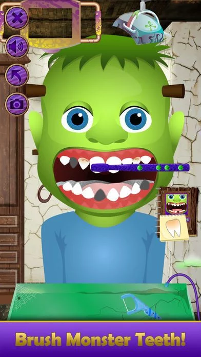 Изображение игры: Monster Dentist - Little Halloween Doctor Kid Game