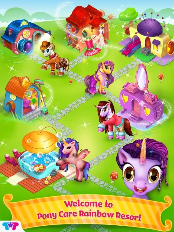 Изображение игры: Pony Care Rainbow Resort - Enchanted Fashion Salon
