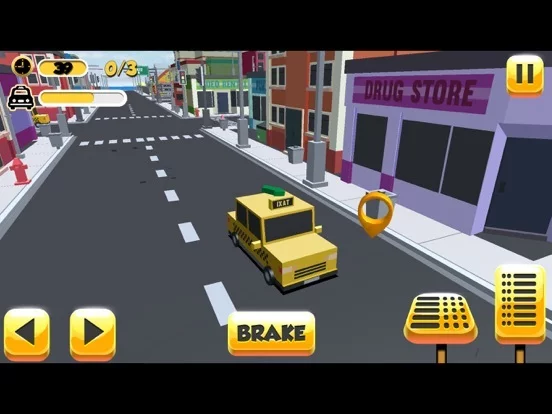 Изображение игры: Taxi Driver Sim 3D